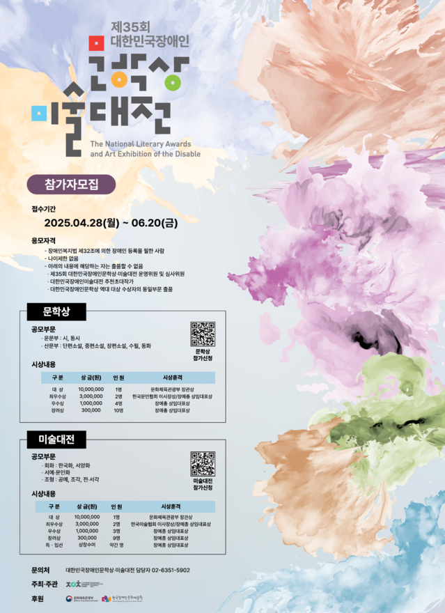 제35회 대한민국장애인문학상·미술대전